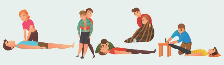 İlk yardımın temel kavramları: Yaşamı koruma, durumu kötüleştirmeyi önleme, iyileşmeyi kolaylaştırma