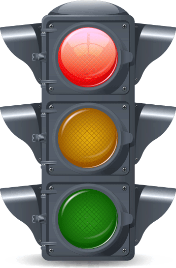 Yanıp Sönen Kırmızı Işık Trafik İşareti - Ehliyet Sınav Soruları