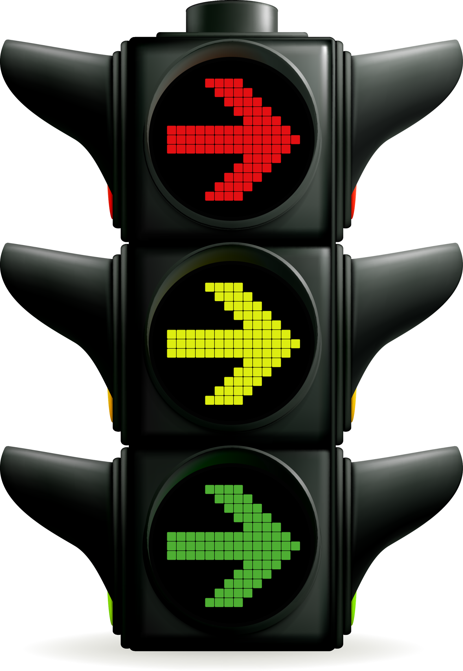 Oklu Işıklar Trafik İşareti - Ehliyet Sınav Soruları