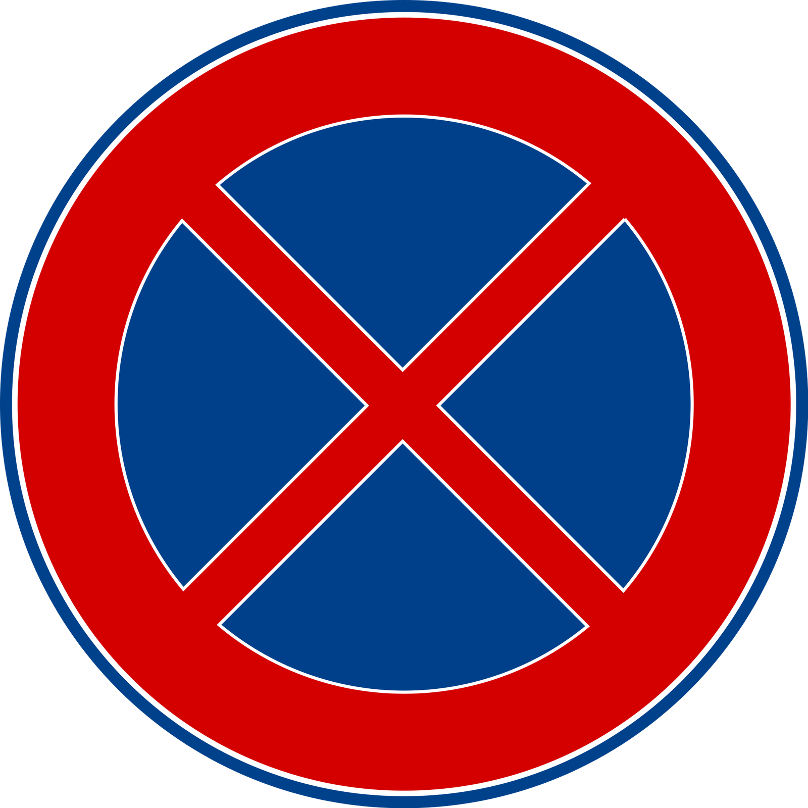 Duraklamak ve Park Etmek Yasaktır Trafik İşareti - Ehliyet Sınav Soruları