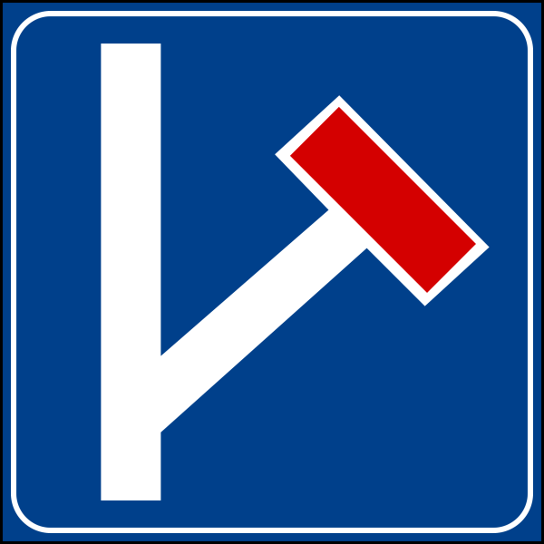 Girişi Olmayan Yol Kavşağı Trafik İşareti - Ehliyet Sınav Soruları