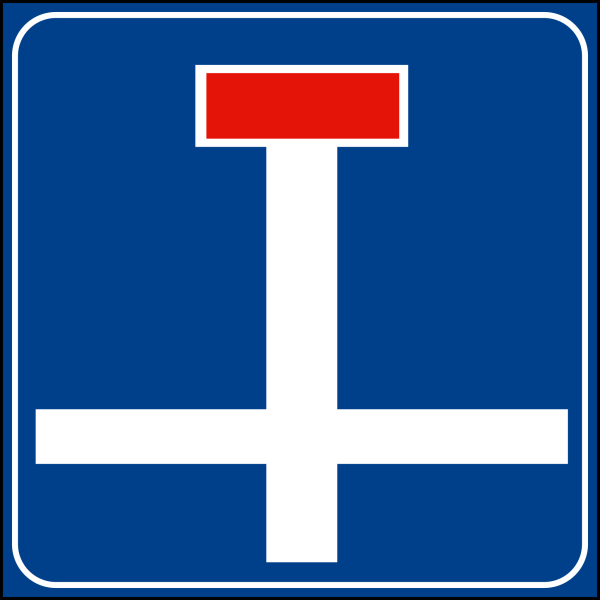 Girişi Olmayan Yol Kavşağı Trafik İşareti - Ehliyet Sınav Soruları