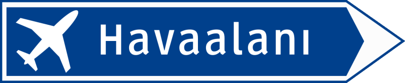 Kavşak İçi Yön Levhası Trafik İşareti - Ehliyet Sınav Soruları