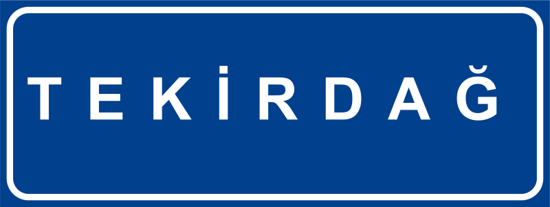 Meskun Mahal Levhası (İl Merkezi) Trafik İşareti - Ehliyet Sınav Soruları