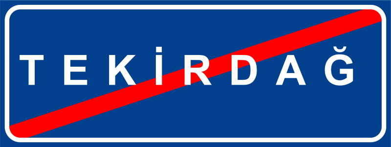 Meskun Mahal Sonu Levhası (İl Merkezi) Trafik İşareti - Ehliyet Sınav Soruları