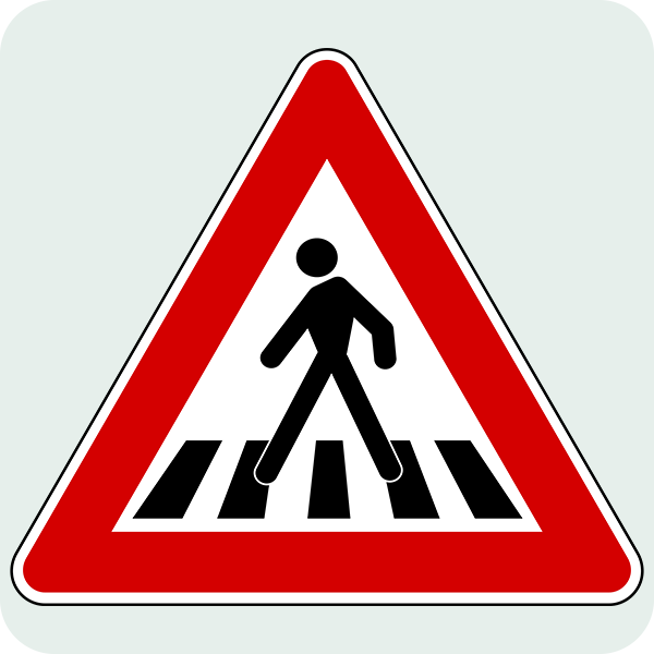 Yaya Geçidi Trafik İşareti - Ehliyet Sınav Soruları