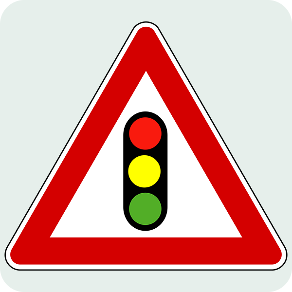 Işıklı İşaret Cihazı Trafik İşareti - Ehliyet Sınav Soruları