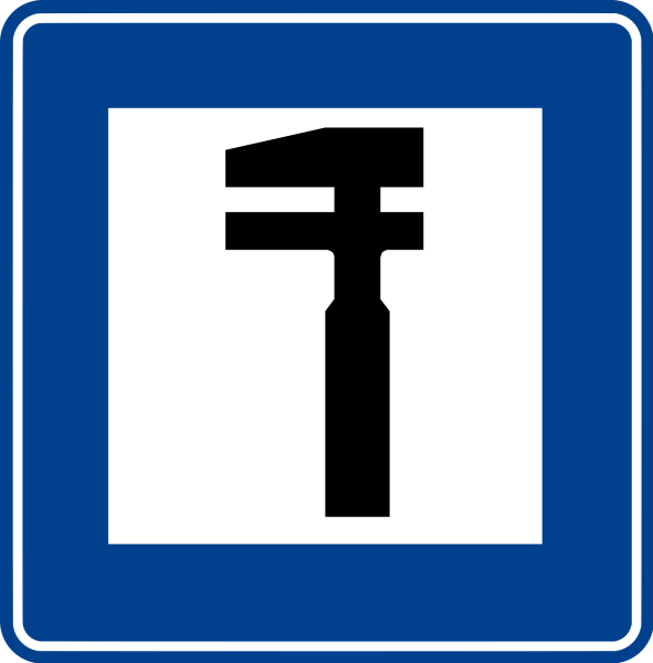 Tamirhane Trafik İşareti - Ehliyet Sınav Soruları