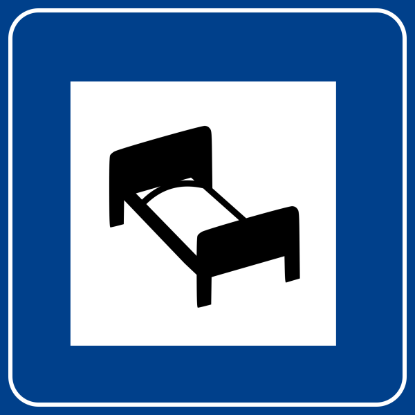 Otel Veya Motel Trafik İşareti - Ehliyet Sınav Soruları