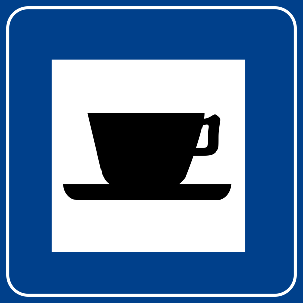 Çayhane Veya Kafeterya Trafik İşareti - Ehliyet Sınav Soruları