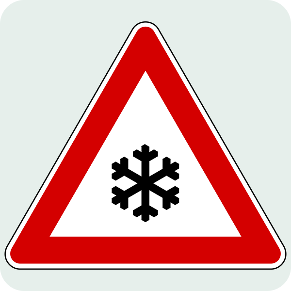 Gizli Buzlanma Trafik İşareti - Ehliyet Sınav Soruları