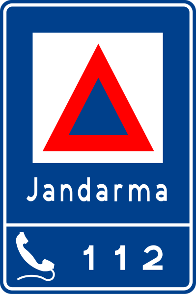 Jandarma Trafik İşareti - Ehliyet Sınav Soruları