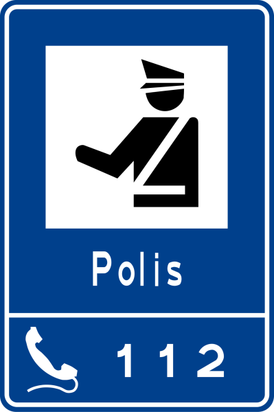 Polis Trafik İşareti - Ehliyet Sınav Soruları