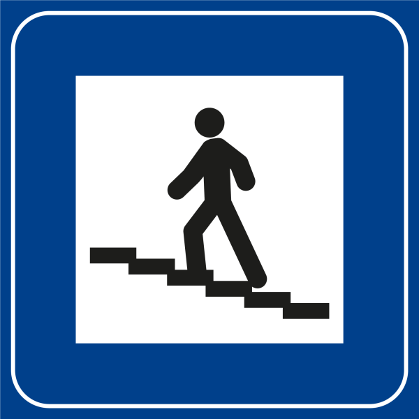 Yaya Üst Geçidi Trafik İşareti - Ehliyet Sınav Soruları