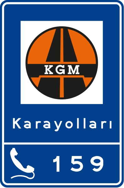 Karayolları Bilgi Levhası Trafik İşareti - Ehliyet Sınav Soruları