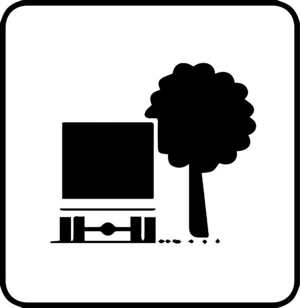 Ağaç Engeli Paneli Trafik İşareti - Ehliyet Sınav Soruları