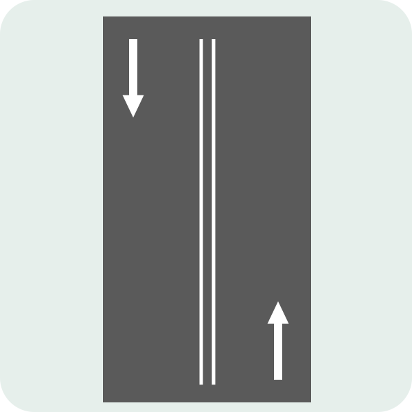 İki Devamlı Çizgi Trafik İşareti - Ehliyet Sınav Soruları
