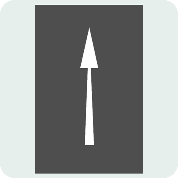 İleri Yönde Seyir Şeridi Trafik İşareti - Ehliyet Sınav Soruları