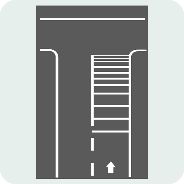 Yavaşlama Uyarı Çizgileri Trafik İşareti - Ehliyet Sınav Soruları