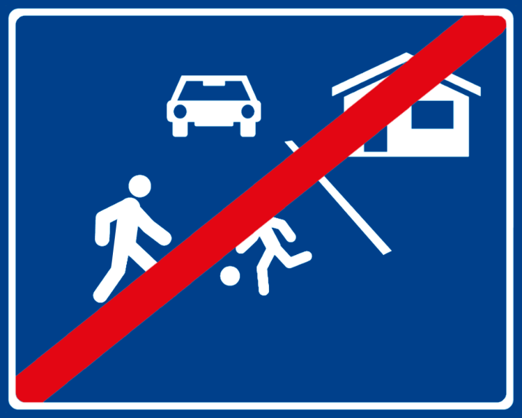 Yaya Öncelikli Yolun Sonu Trafik İşareti - Ehliyet Sınav Soruları