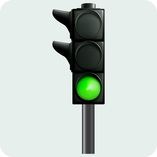 Yeşil Işık Trafik İşareti - Ehliyet Sınav Soruları